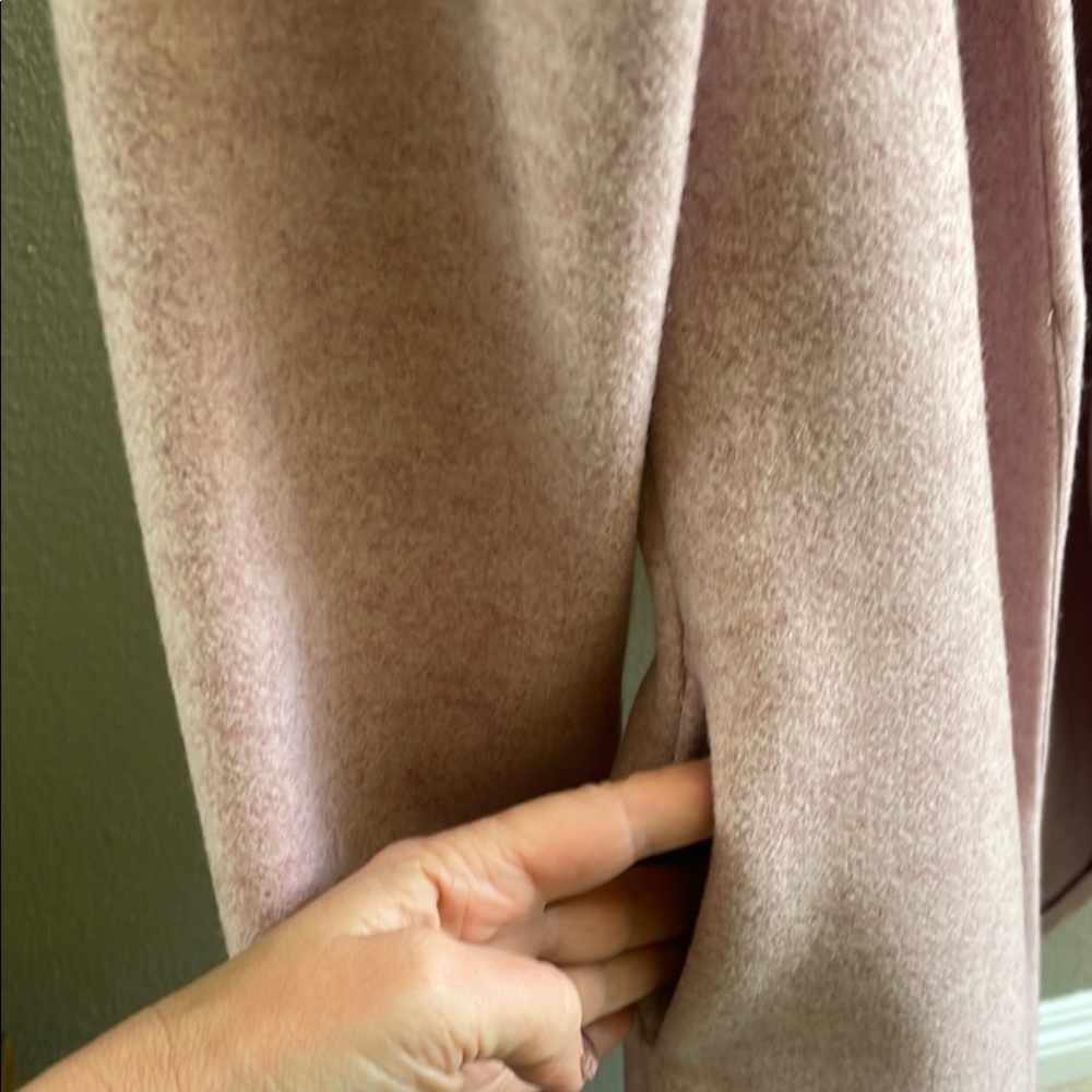 Sunday Up blush Pink Open Front Coat - Picture 3 of 6
